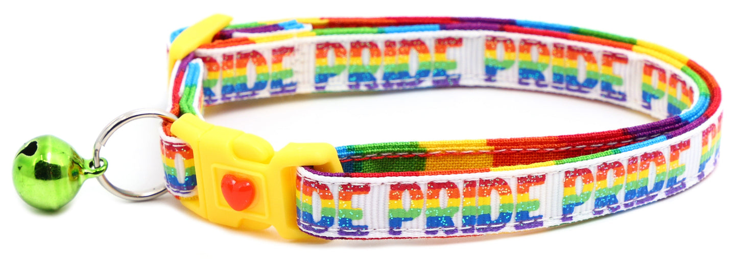 Pride Rainbow Breakaway Cat Collar-5