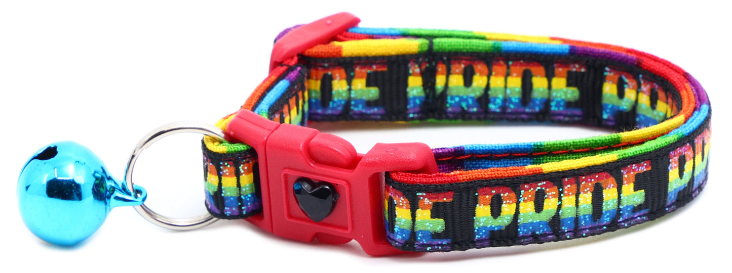Pride Rainbow Breakaway Cat Collar-6