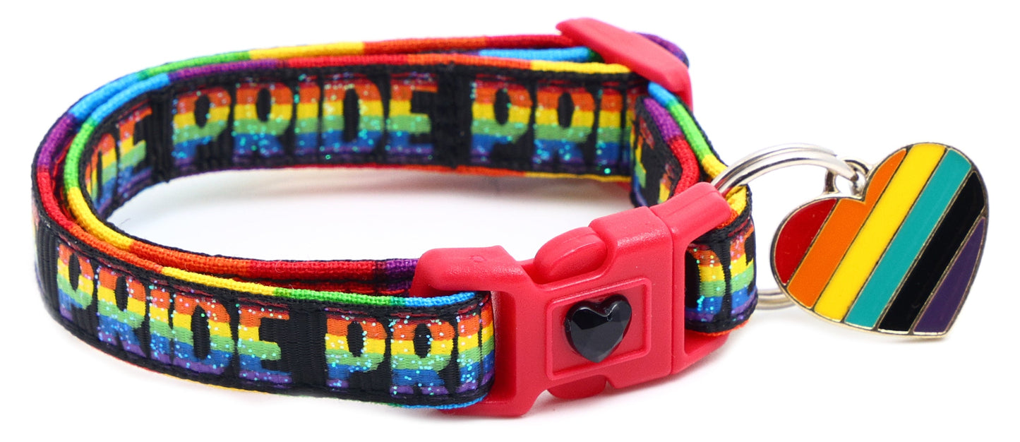 Pride Rainbow Breakaway Cat Collar-9