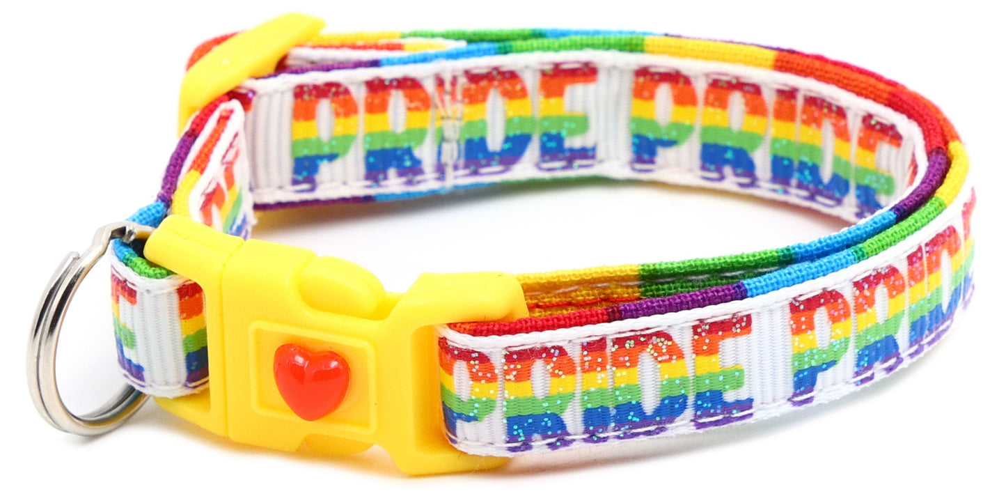 Pride Rainbow Breakaway Cat Collar-17