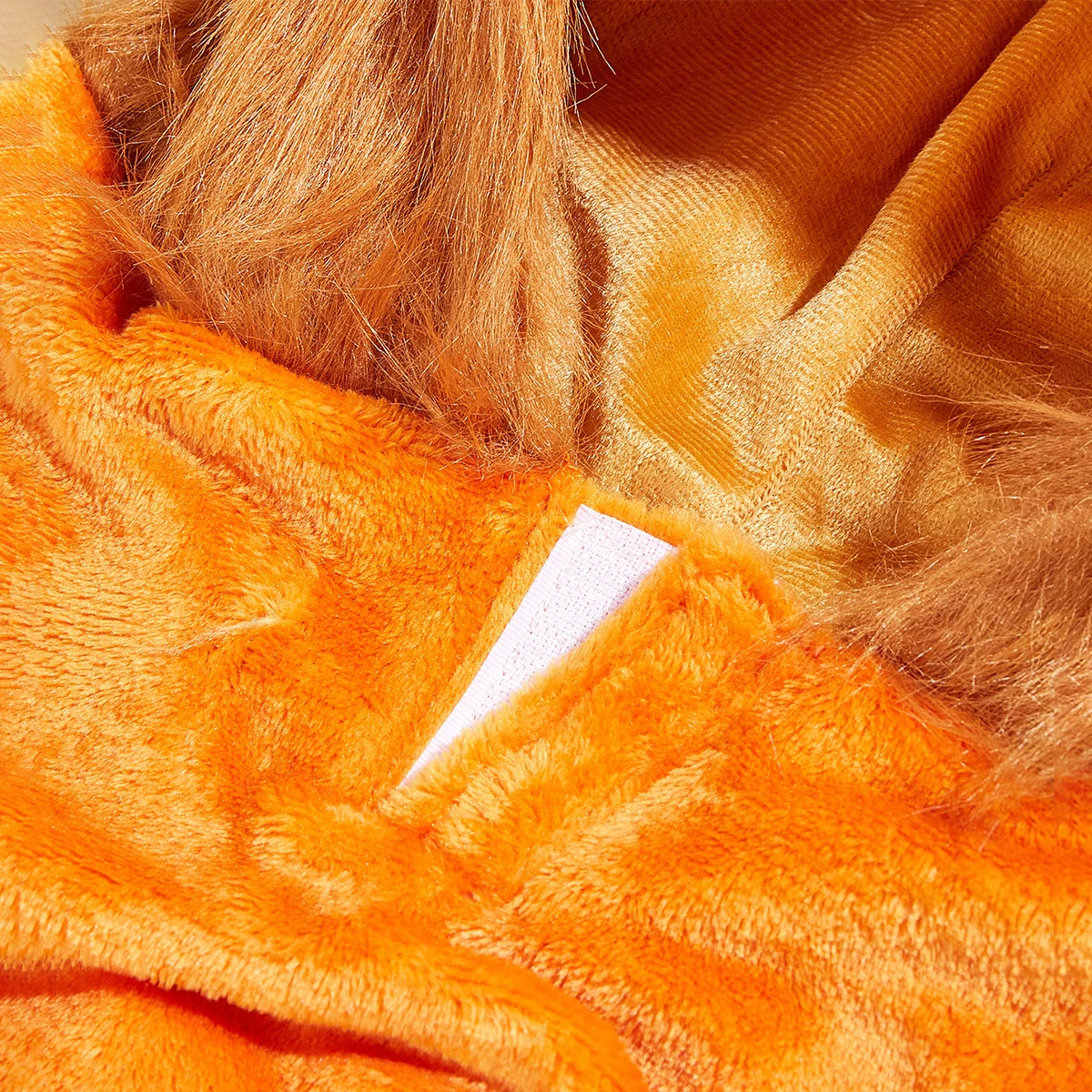 The Lion King Dog Halloween Costume Pet Lion Hoodie for Small Dogs ( Orange)