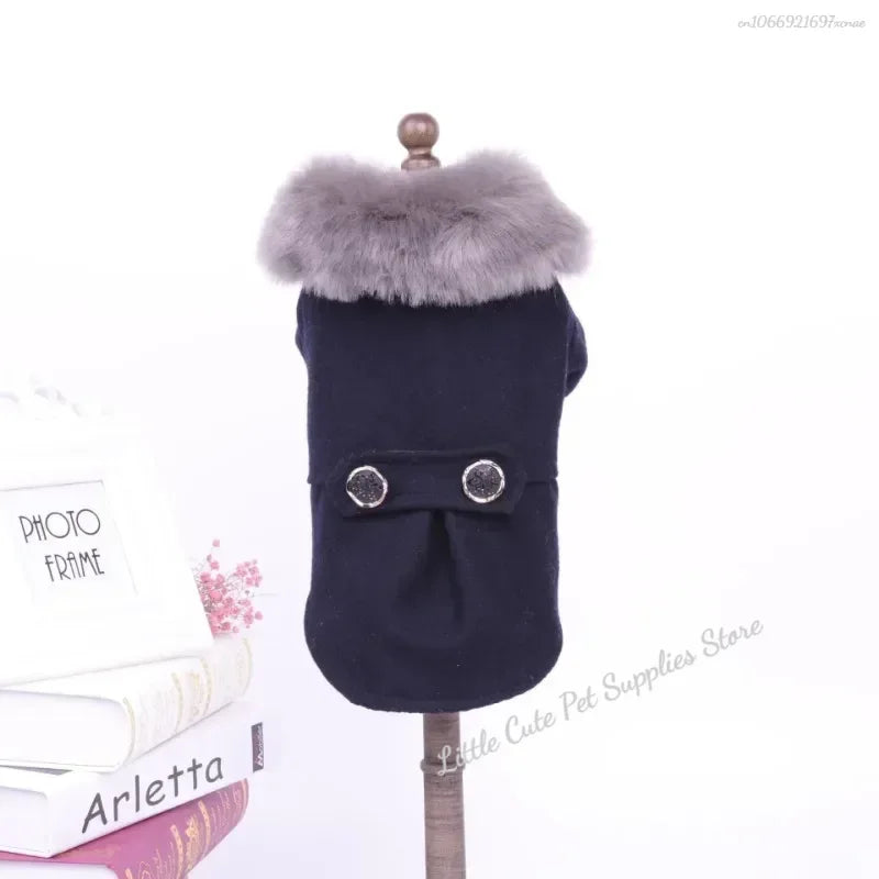 Dog Clothes Super Warm Small Dogs Clothing Pet Outfits Autumn Winter Cartoon Coat Thicker Chihuahua Boy Designer Dog Clothes