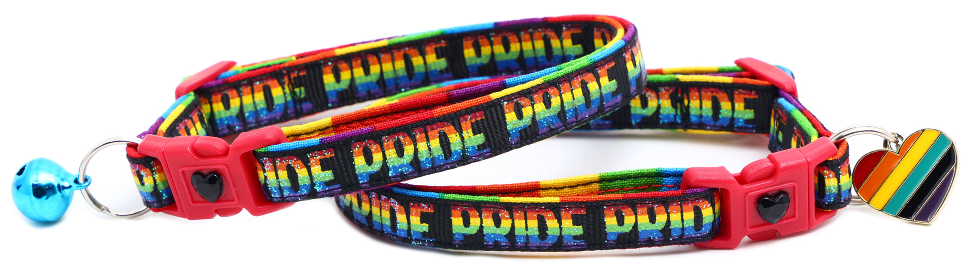 Pride Rainbow Breakaway Cat Collar-3