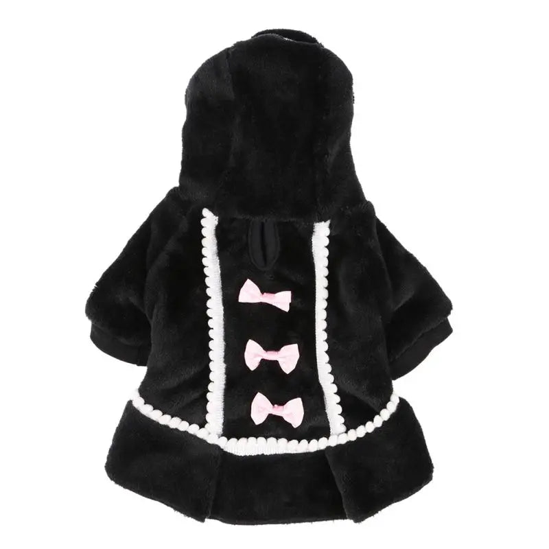 Cute Pet Dog Clothes Cute Fashion Red Black Color Dog Dress Small Dog Clothes Puppy Dot Skirts Clothes 2022