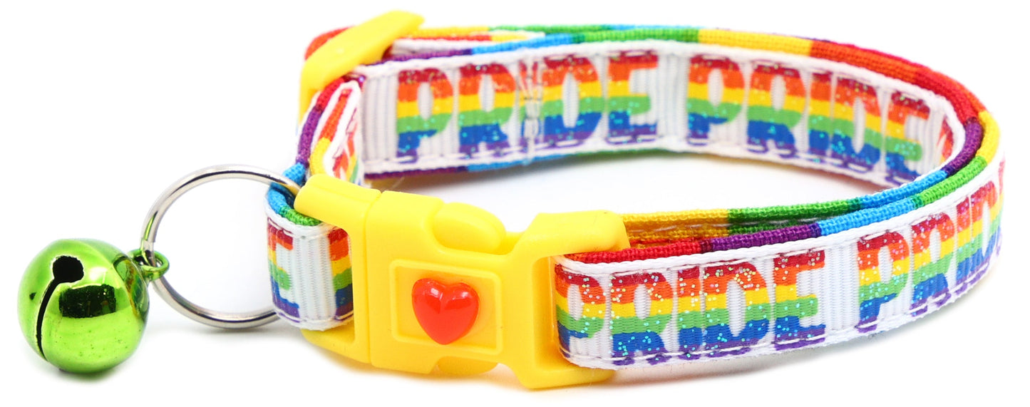 Pride Rainbow Breakaway Cat Collar-7