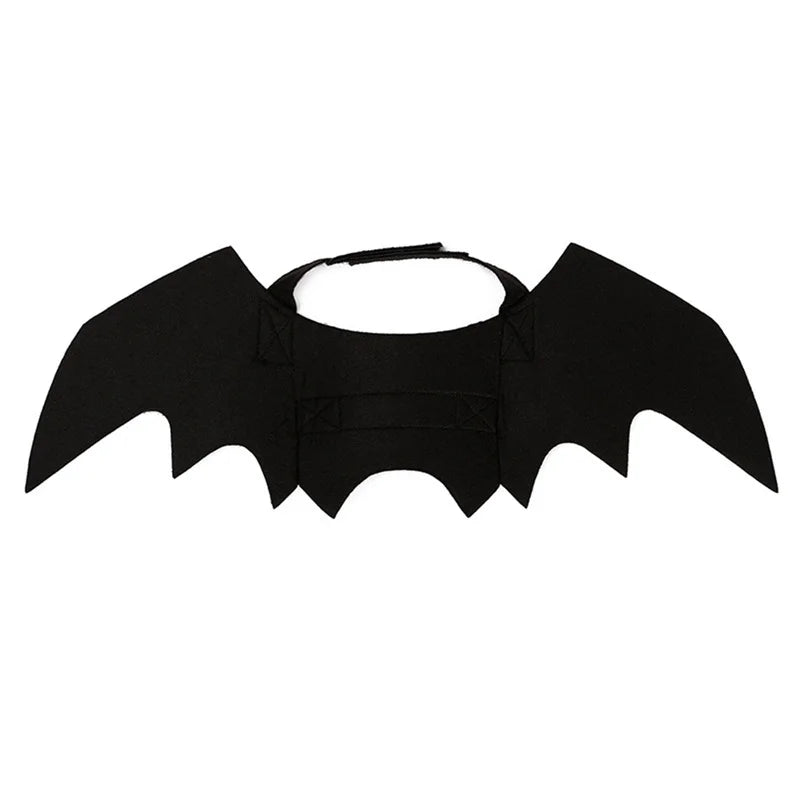 1PcsHalloween Cute Pet Clothes Black Bat Wings Harness Costume Cosplay Cat Dog Halloween Party for Pet Supplies