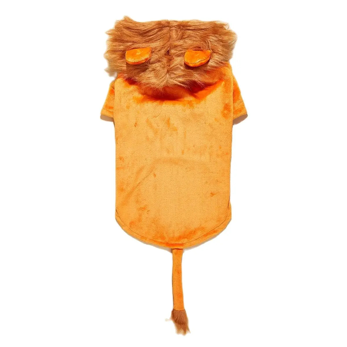 The Lion King Dog Halloween Costume Pet Lion Hoodie for Small Dogs ( Orange)