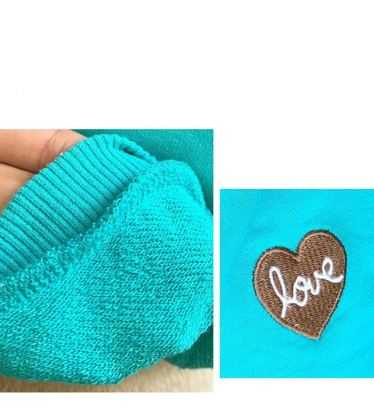 Dog Oodie  Dog Clothes  Pet The New Parent-child Wear Hooded Spring and Autumn Three Colors Seven Sizes Pure Cotton