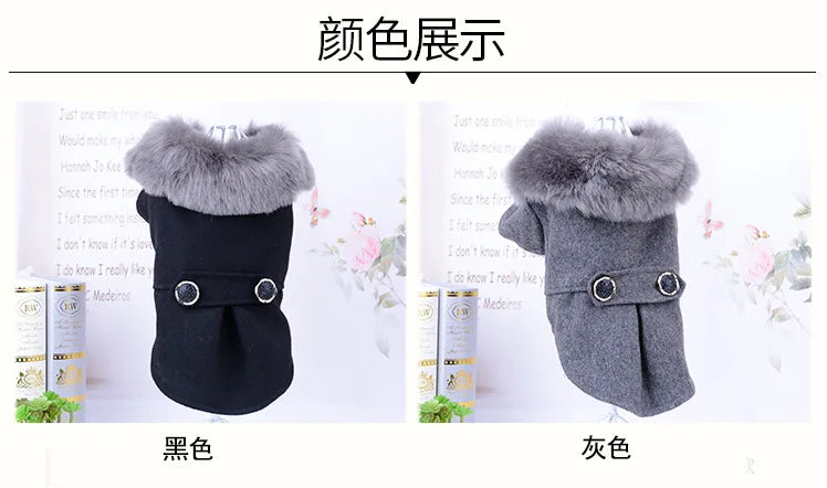 Dog Clothes Super Warm Small Dogs Clothing Pet Outfits Autumn Winter Cartoon Coat Thicker Chihuahua Boy Designer Dog Clothes