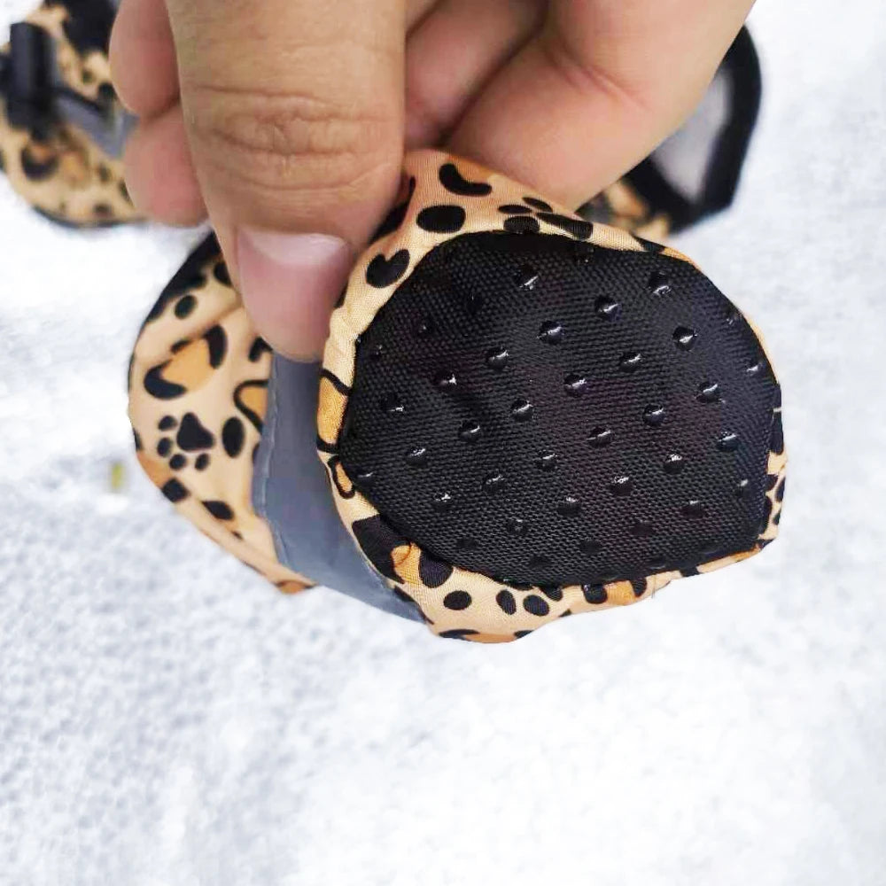 Dog Shoes for Small Medium Dogs Waterproof Adjustable Sneaker Puppy Anti Slip Reflective Boots Chihuahua French Bulldog Supplies